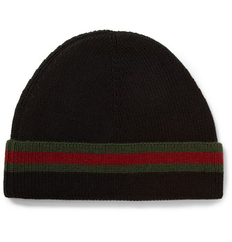 black gucci knit hat|black gucci hat men.